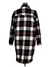 Gap Plaid Black 3/4 Sleeve Button-Down Shirt Size XL - photo 2
