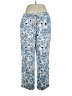 Charter Club Floral Blue Casual Pants Size 1X - photo 1