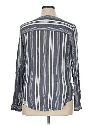 a.n.a. A New Approach Long Sleeve Blouse (view 2)