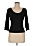 MNG Black 3/4 Sleeve Top Size L - photo 1