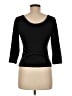 MNG Black 3/4 Sleeve Top Size L - photo 2