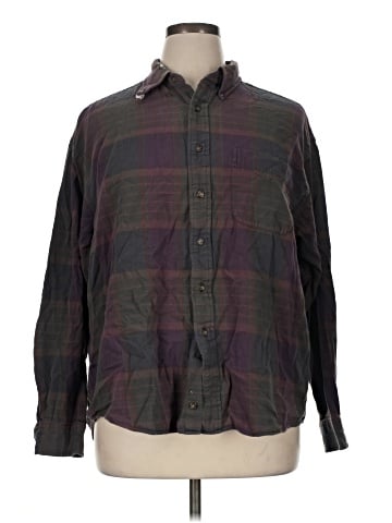 Van Heusen Long Sleeve Button-Down Shirt (view 1)