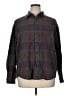 Van Heusen Plaid Brown Long Sleeve Button-Down Shirt Size XL - photo 1