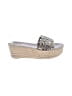 Tory Burch Silver Wedges Size 8 - photo 1