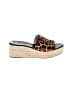 J.Crew 100% Leather Brown Wedges Size 9 - photo 1