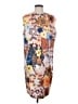 Acne Studios 100% Acetate Print Orange Cocktail Dress Size EU 34 / US 4 - photo 1