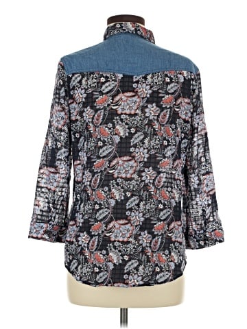 Reba 3/4 Sleeve Button-Down Shirt (view 2)