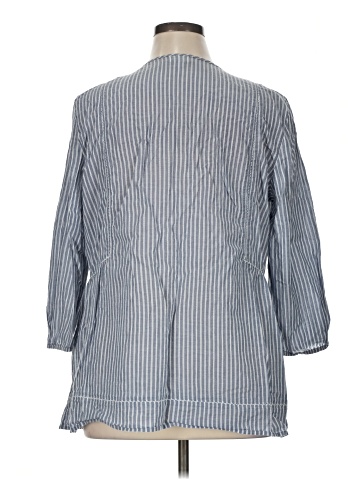 J.Jill 3/4 Sleeve Button-Down Shirt (view 2)
