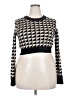 Saunders Collective Houndstooth Black Pullover Sweater Size XL - photo 1