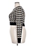 Saunders Collective Houndstooth Black Pullover Sweater Size XL - photo 5