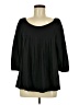H&M Black 3/4 Sleeve Blouse Size 8 - photo 1