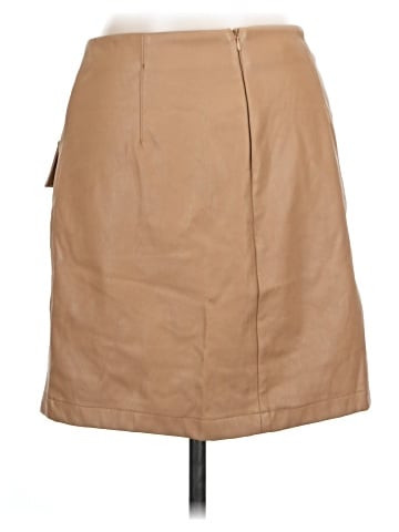 And Now This Faux Leather Skirt (view 2)