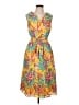 Talbots Tropical Yellow Casual Dress Size 10 Petite - photo 1