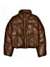 Aqua 100% Polyester Solid Brown Jacket Size XL (kids) - photo 1