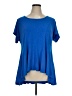 Simonton Says Blue Short Sleeve Top Size 1X - photo 1