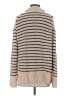 J.Crew 100% Cotton Stripes Tan Pullover Sweater Size S - photo 2