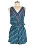 Mossimo Supply Co. 100% Rayon Paisley Blue Romper Size M - photo 1