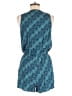 Mossimo Supply Co. 100% Rayon Paisley Blue Romper Size M - photo 2