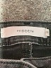 Hidden Jeans Chevron-herringbone Black Jeans Size 28 waist - photo 7