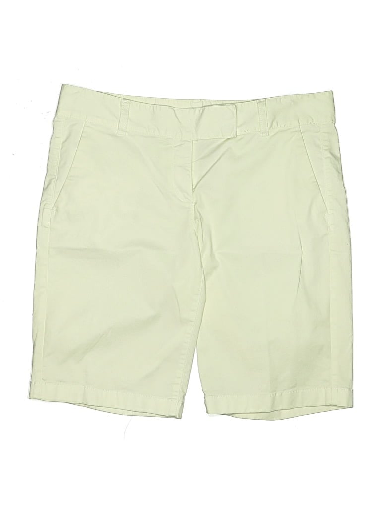 Pre-owned Ann Taylor Khaki Shorts In Green