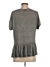 Jun & Ivy Gray Short Sleeve Top Size S - photo 2