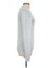 White House Black Market Metallic Silver Pullover Sweater Size L - photo 4