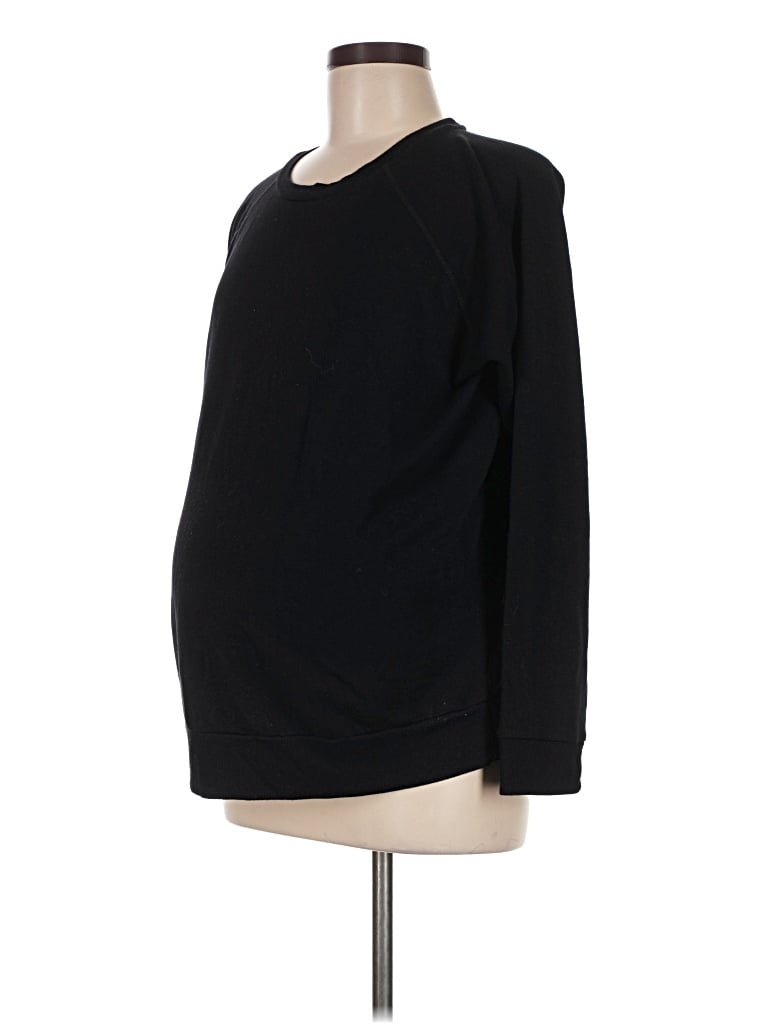 Pre-owned Beyond The Bump By Beyond Yoga Sweatshirt In Black
