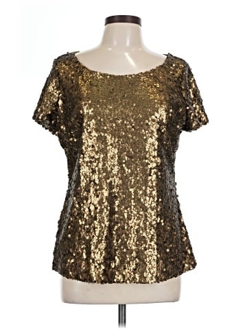 Worthington Short Sleeve Blouse (view 1)