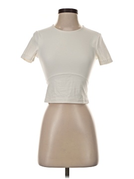 Golden Aritzia Short Sleeve Turtleneck