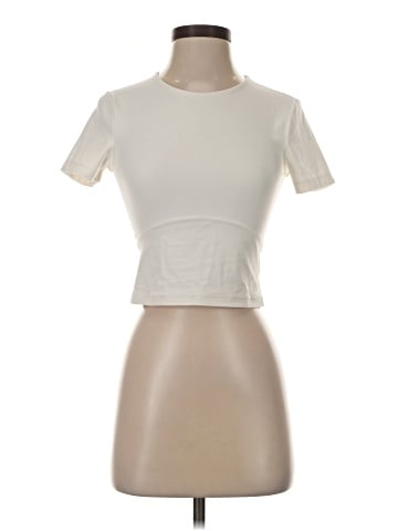 Golden Aritzia Short Sleeve Turtleneck (view 1)