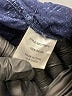 Como Black 100% Rayon Hearts Blue Long Sleeve Blouse Size 2X - photo 8