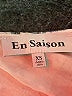En Saison 100% Cotton Blue Short Sleeve Blouse Size XS - photo 4