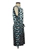 BCBGMAXAZRIA Argyle Blue Casual Dress Size S - photo 4