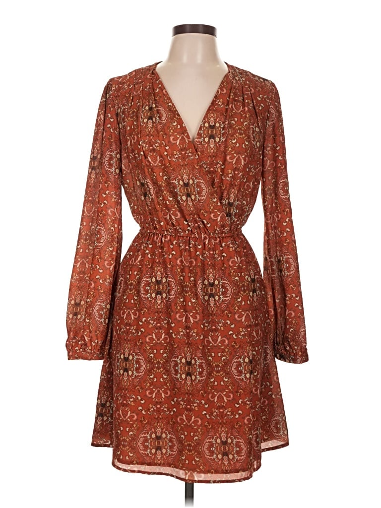 Pre-owned Forever 21 Contemporary Casual Dress In Brown