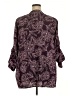 Calvin Klein 100% Polyester Purple 3/4 Sleeve Blouse Size 2X - photo 2