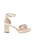 J.Crew Ivory Sandals Size 8 - photo 1