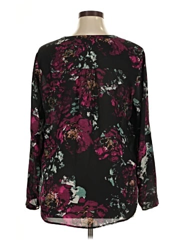 Black Rainn 3/4 Sleeve Blouse (view 2)
