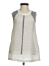 Madewell 100% Silk Silver Sleeveless Silk Top Size S - photo 1