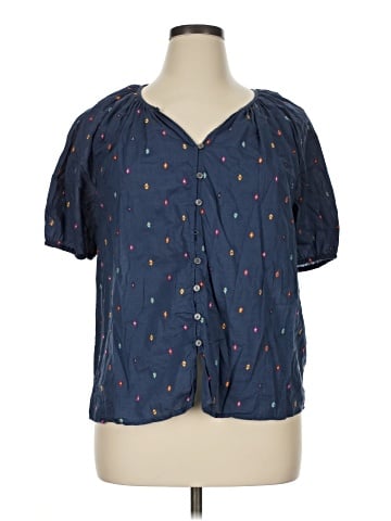 Style&Co Short Sleeve Blouse (view 1)