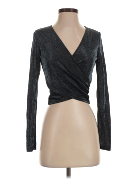 Aqua Long Sleeve Top (view 1)