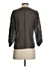 Surf Bazaar 100% Cotton Gray 3/4 Sleeve Blouse Size S - photo 2