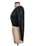 Aqua Silver Long Sleeve Top Size S - photo 5
