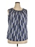 Calvin Klein Blue Sleeveless Blouse Size 2X - photo 1