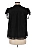Current Air Black Short Sleeve Blouse Size M - photo 2