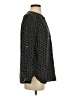 Ann Taylor LOFT Polka Dots Black Long Sleeve Blouse Size XXS - photo 4