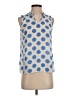 Talbots Polka Dots Blue Sleeveless Blouse Size P (petite) - photo 1