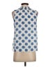 Talbots Polka Dots Blue Sleeveless Blouse Size P (petite) - photo 2