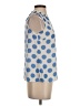 Talbots Polka Dots Blue Sleeveless Blouse Size P (petite) - photo 4
