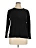 Sweet Romeo 100% Acrylic Black Pullover Sweater Size XL - photo 1