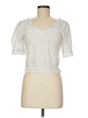 Free People Short Sleeve Blouse (view 1)